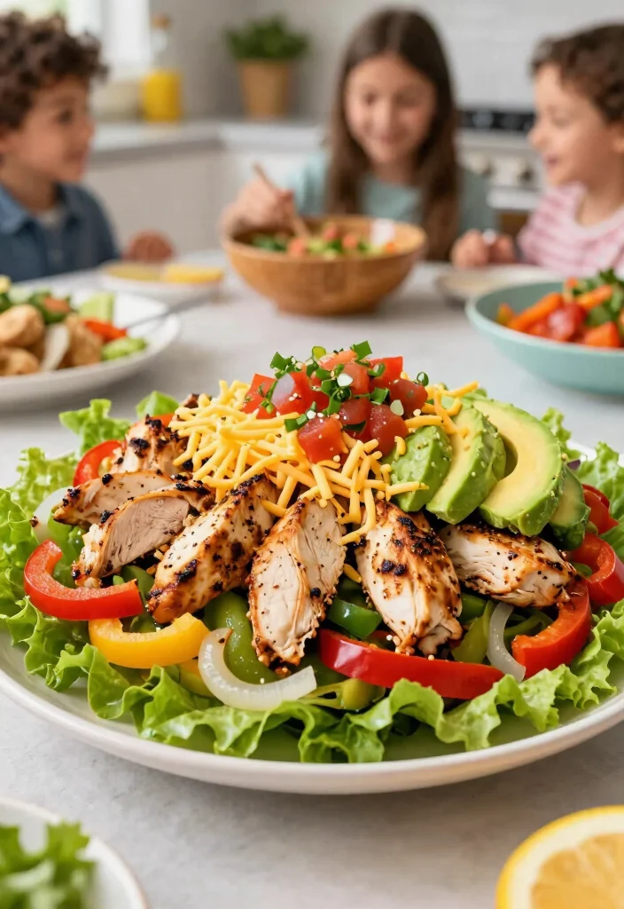 18 High Protein Low Carb Recipes Dinner - Easy Family Meals - 17. Chicken Fajita Bowl 1