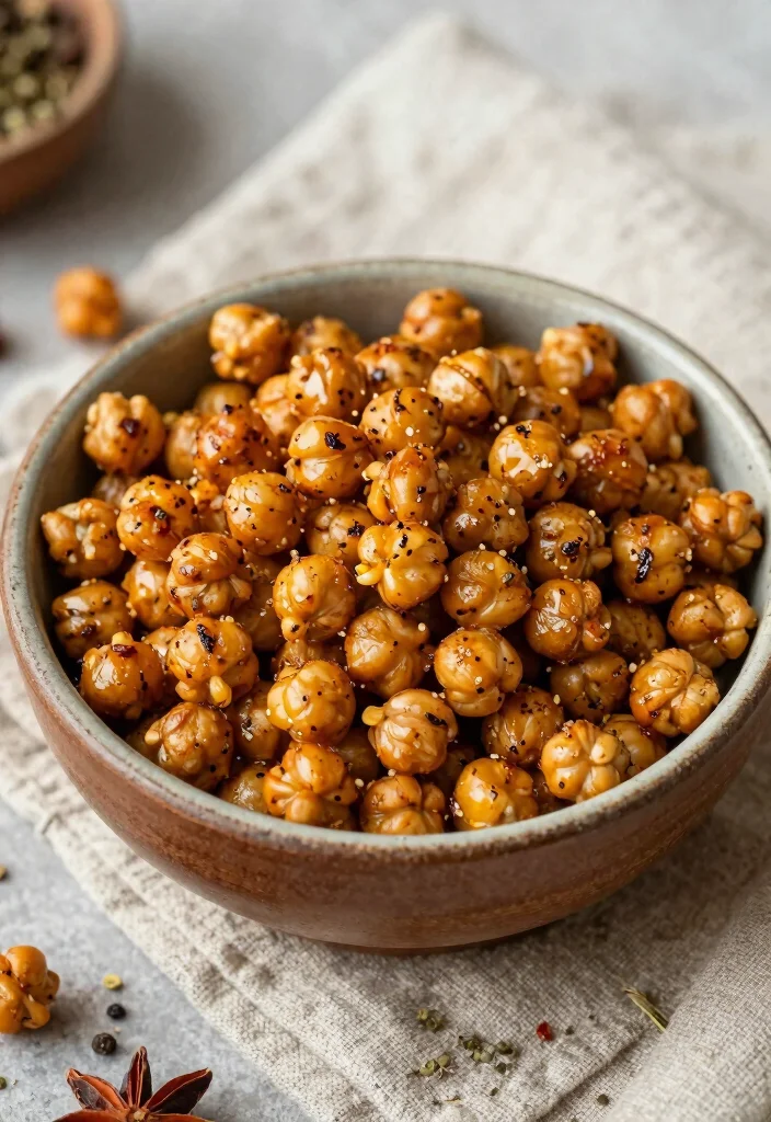 18 High Protein Low Carb Recipes Snacks - Easy Grab-And-Go Options - 4. Roasted Chickpeas 1