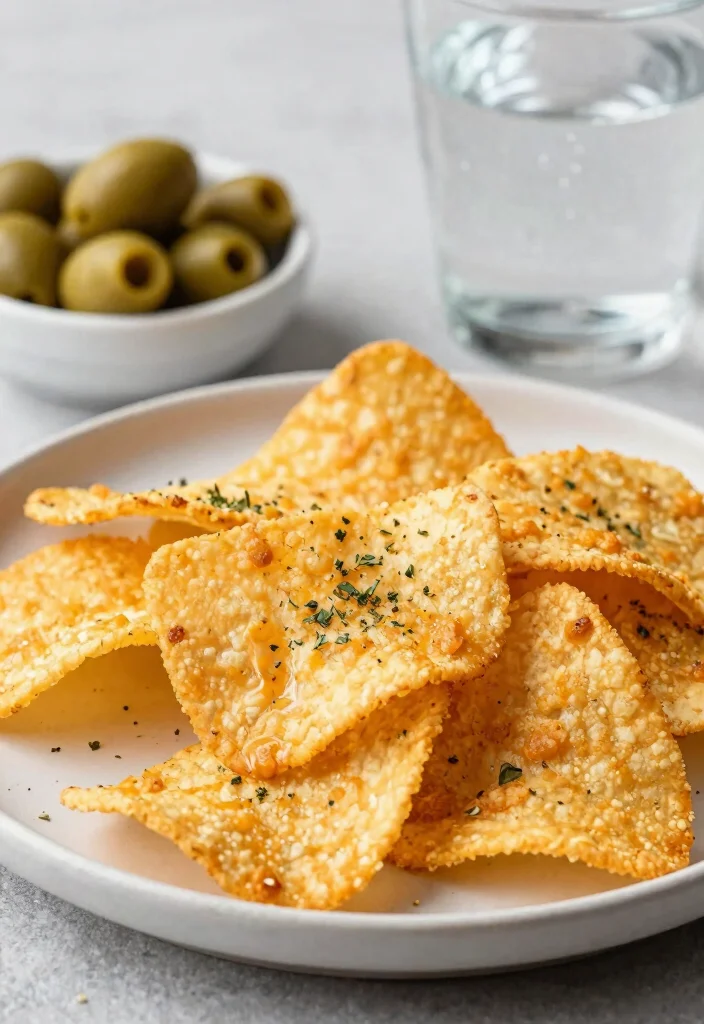 18 High Protein Low Carb Recipes Snacks - Easy Grab-And-Go Options - 6. Cheese Crisps 1