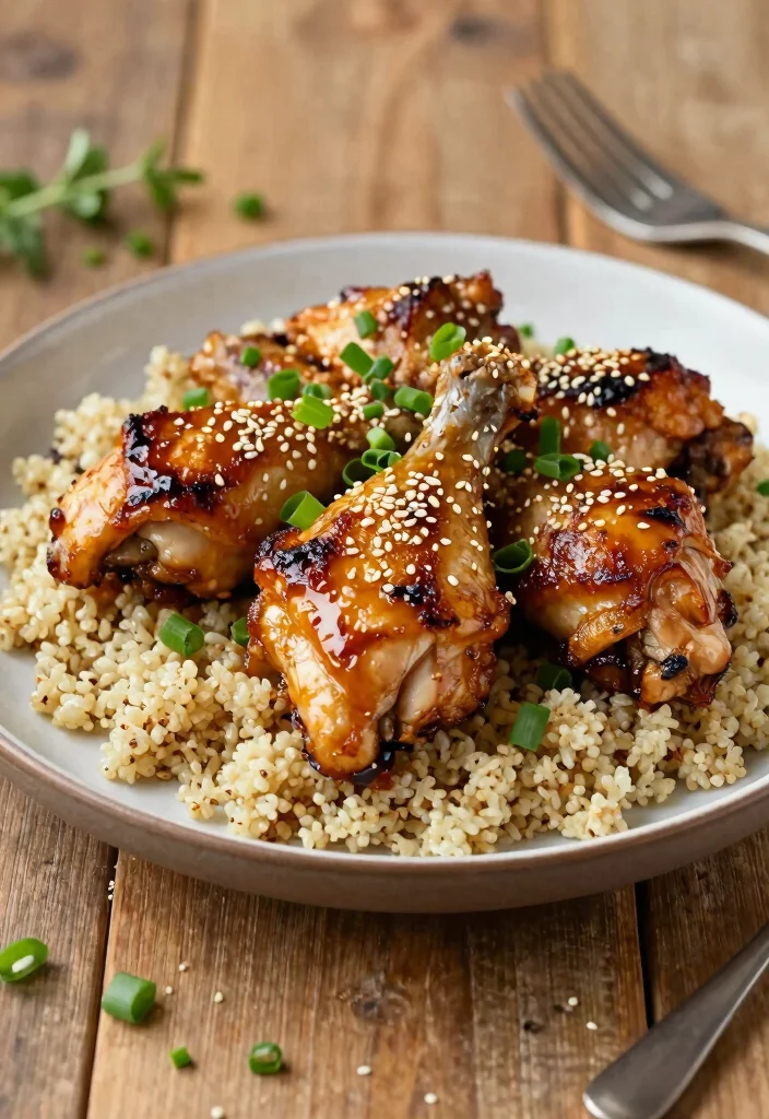 18 High Protein Low Fat Chicken Recipes - Lean & Delicious - 3. Honey Garlic Chicken Thighs 1