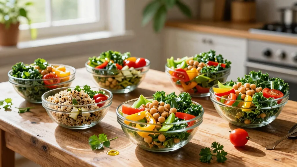 18 High Protein Salads Vegetarian - Fresh & Complete Meals