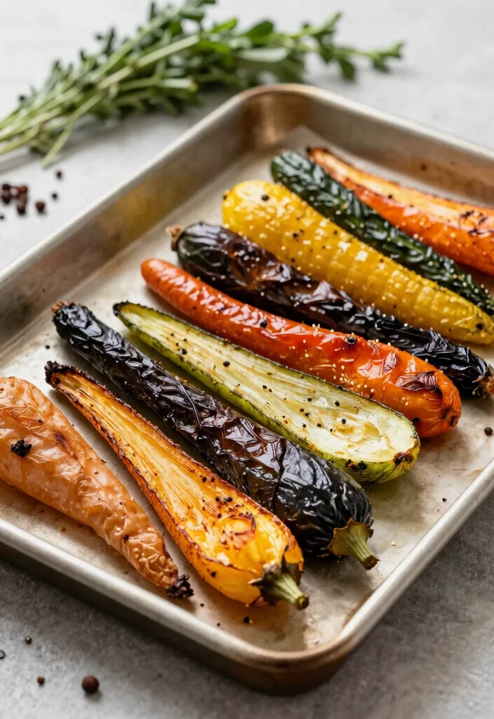 18 Vegetarian High Protein Low Carb Recipes - Meatless & Filling - 18. Roasted Vegetable Medley 1