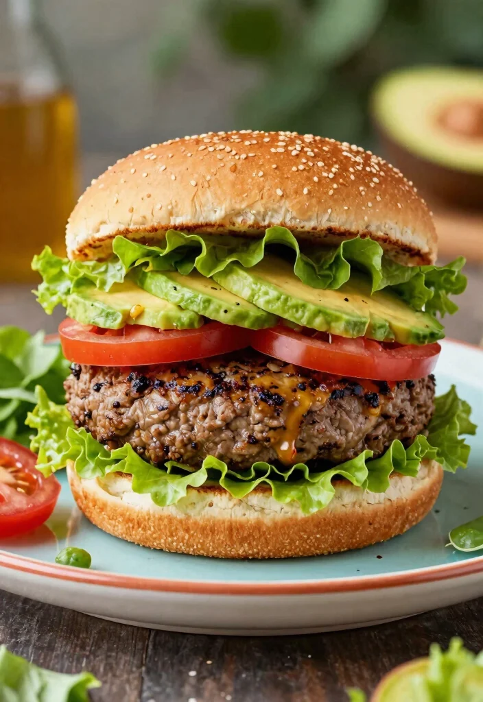 18 Vegetarian High Protein Low Carb Recipes - Meatless & Filling - 9. High Protein Veggie Burger 1