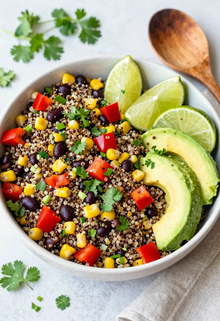 19 Gluten Free Dairy Free Recipes High Protein - Safe & Delicious - 1. Quinoa & Black Bean Salad 1