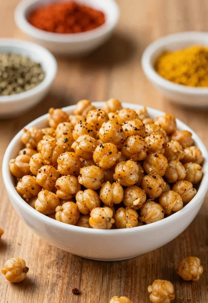 19 Gluten Free Dairy Free Recipes High Protein - Safe & Delicious - 10. Spicy Roasted Chickpeas 1