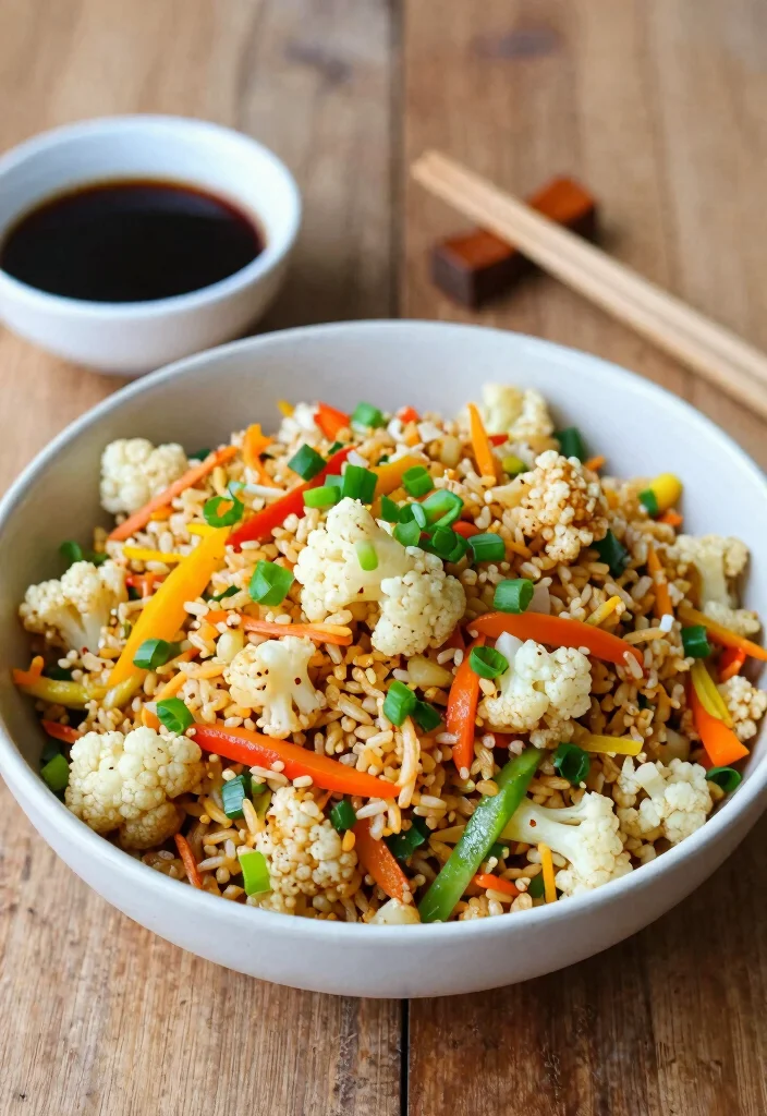 19 Healthy Dinner Recipes Low Carb High Protein Comfort Foods - 14. Cauliflower Fried Rice 1