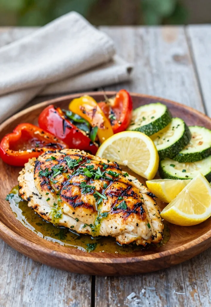19 Healthy Dinner Recipes Low Carb High Protein Comfort Foods - 2. Lemon Herb Grilled Chicken 1