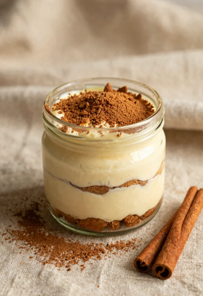 19 High Protein Cheesecake Jars - Creamy Dessert Parfaits - 10. Snickerdoodle Cheesecake Jar 1