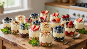 19 High Protein Cheesecake Jars - Creamy Dessert Parfaits
