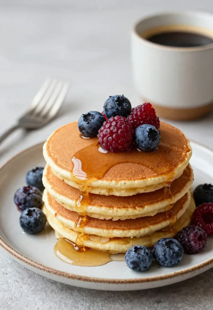 19 High Protein High Fiber Low Carb Recipes - Digestive-Friendly Meals - 8. Almond Flour Pancakes 1