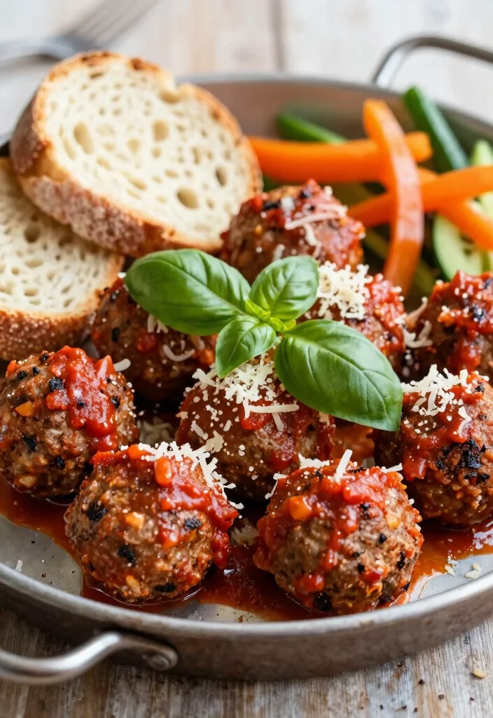 19 High Protein Low Carb Air Fryer Recipes - Crispy & Healthy - 10. Air Fryer Meatballs 1