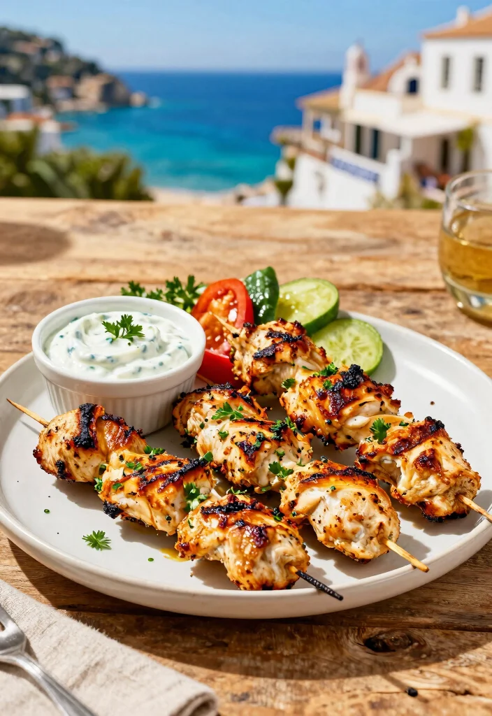 19 High Protein Low Carb Air Fryer Recipes - Crispy & Healthy - 13. Air Fryer Greek Chicken Skewers 1