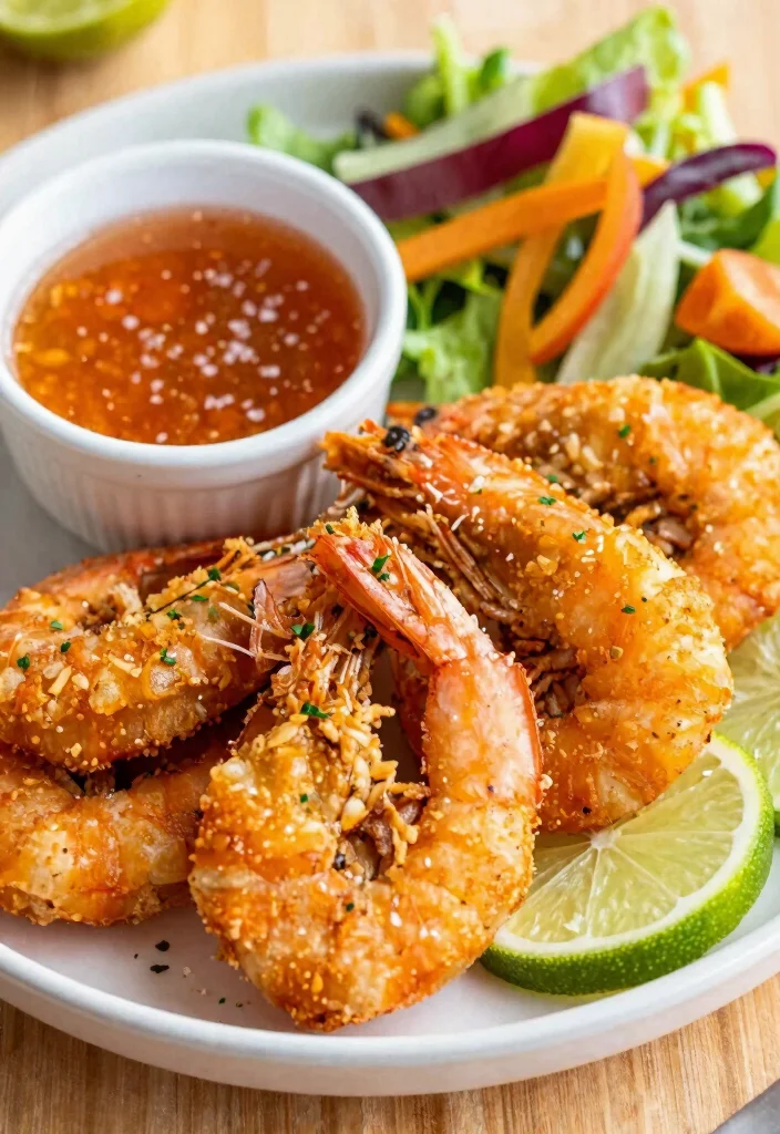 19 High Protein Low Carb Air Fryer Recipes - Crispy & Healthy - 16. Air Fryer Coconut Shrimp 1