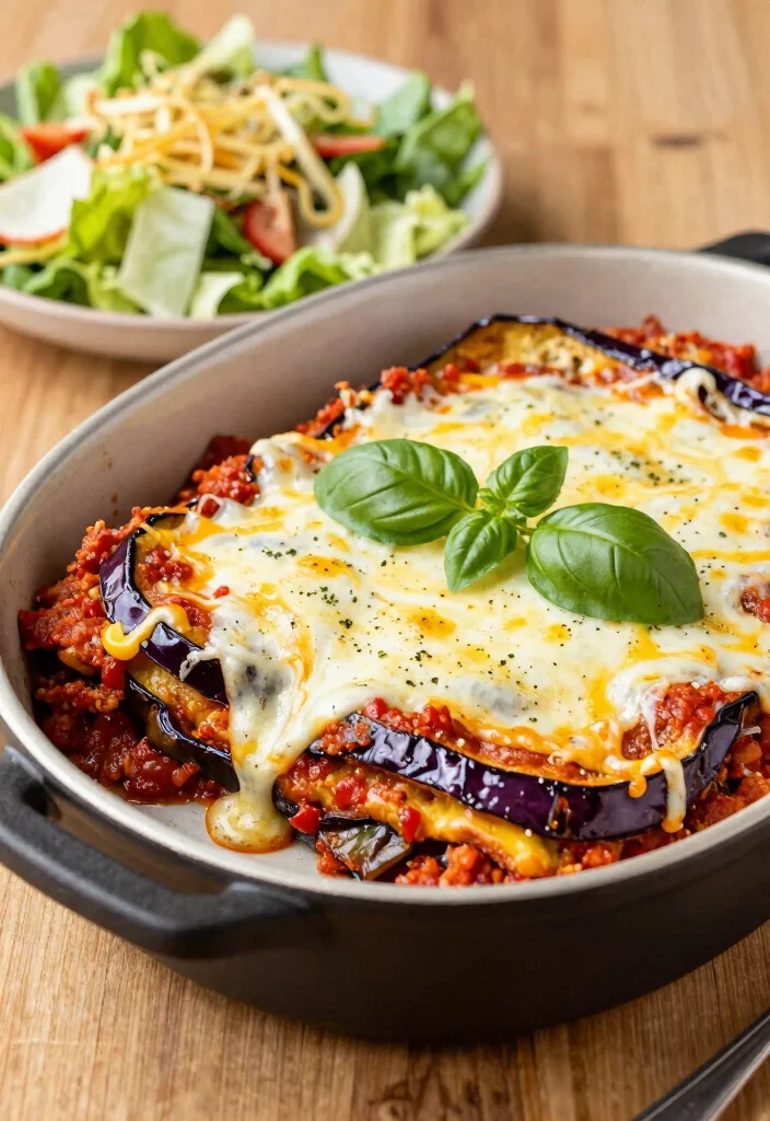 19 High Protein Low Carb Air Fryer Recipes - Crispy & Healthy - 17. Air Fryer Eggplant Parmesan 1