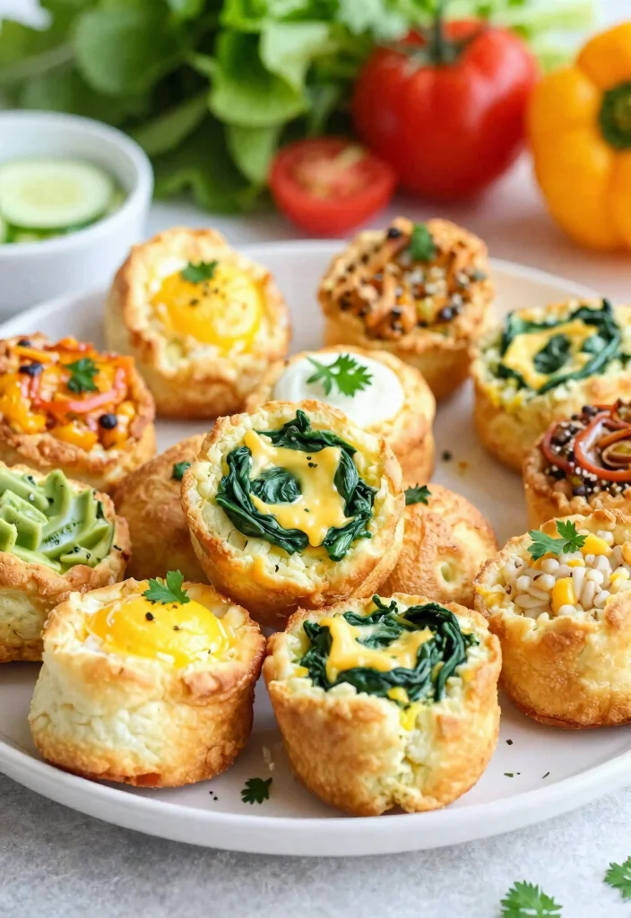 19 High Protein Low Carb Air Fryer Recipes - Crispy & Healthy - 9. Air Fryer Egg Bites 1