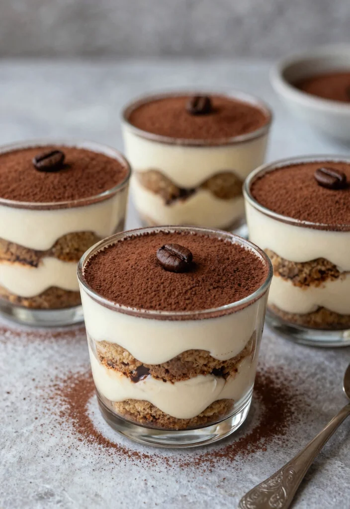 19 High Protein Low Carb Dessert Recipes - Guilt-Free Treats - 8. Low Carb Tiramisu Cups 1