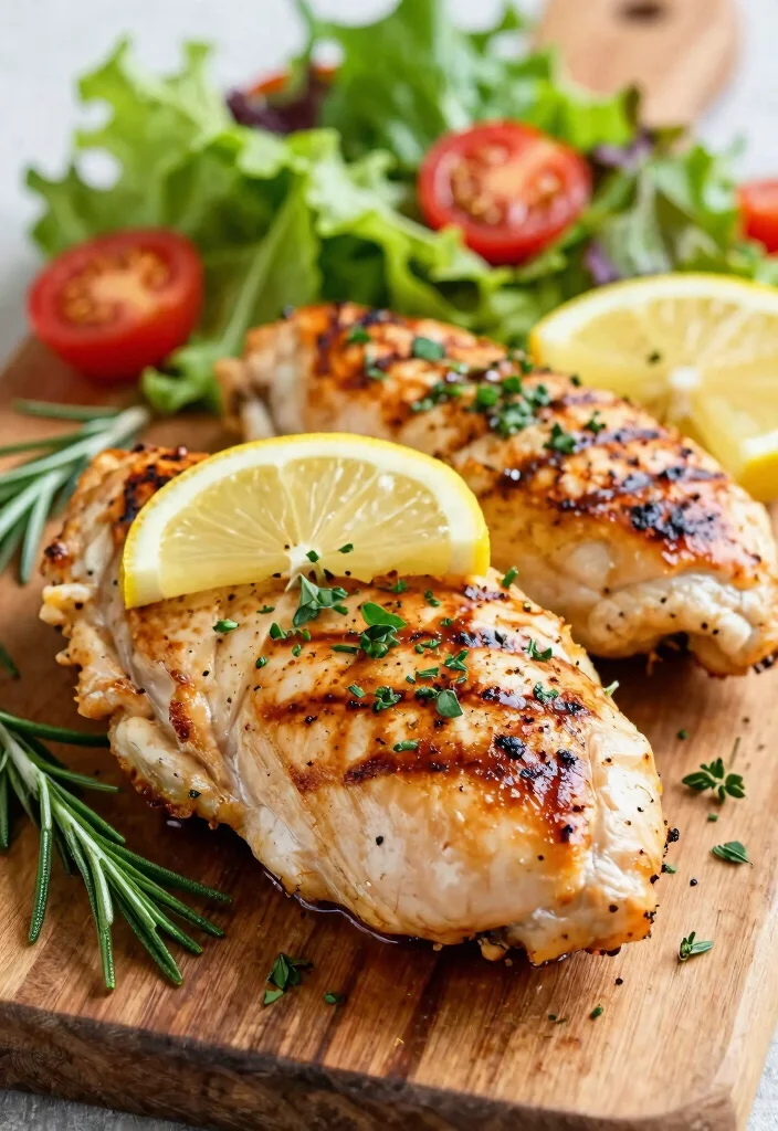 19 High Protein Low Carb Recipes Meal Prep - Sunday Cooking Ideas - 1. Grilled Lemon Herb Chicken 1