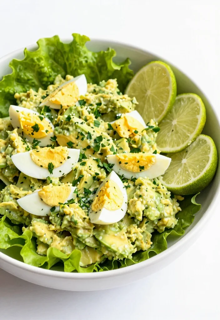 19 High Protein Low Carb Recipes Meal Prep - Sunday Cooking Ideas - 17. Avocado and Egg Salad 1