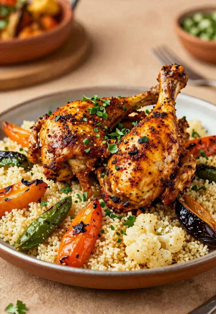 19 High Protein Low Carb Recipes Meal Prep - Sunday Cooking Ideas - 18. Moroccan Spiced Chicken 1