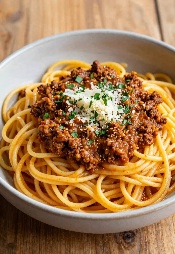 19 High Protein Low Carb Recipes Meal Prep - Sunday Cooking Ideas - 9. Spaghetti Squash with Meat Sauce 1