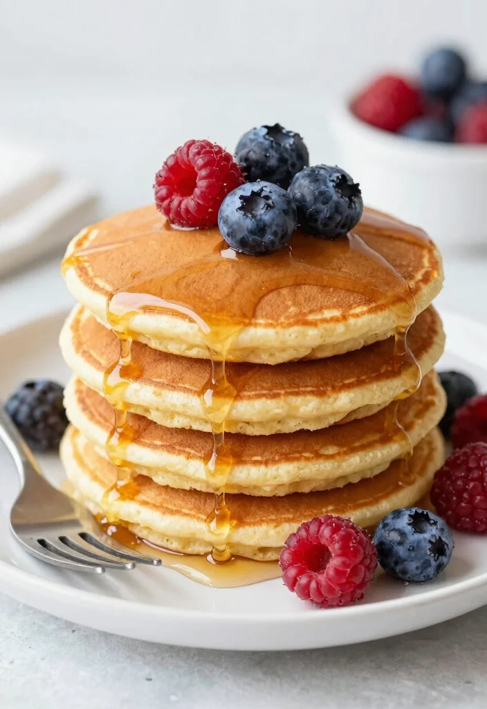 19 High Protein Vegan Recipes - Plant-Based & Filling - 10. Vegan Protein Pancakes 1