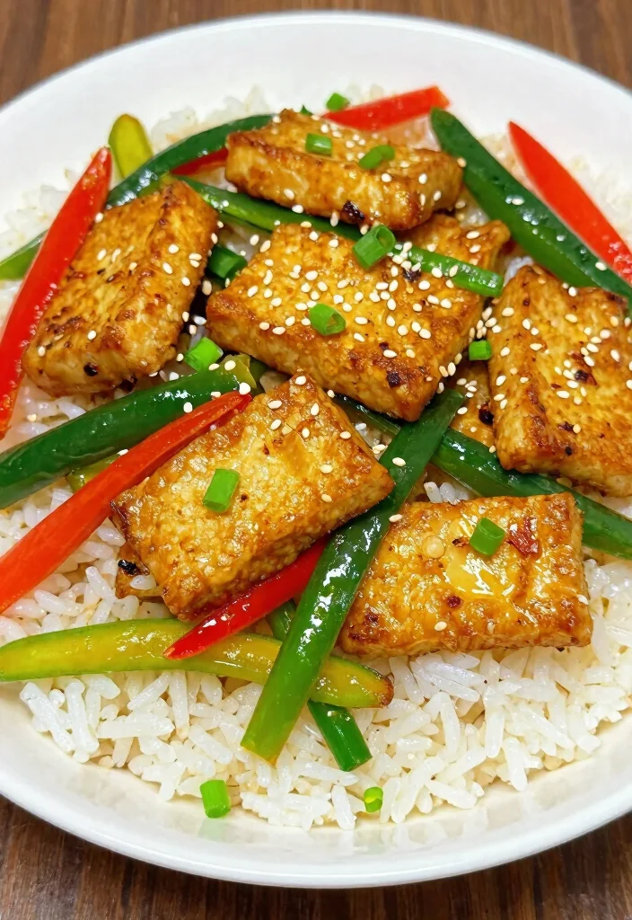 19 High Protein Vegan Recipes - Plant-Based & Filling - 11. Tempeh Stir-Fry 1