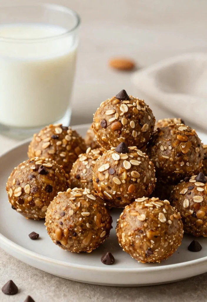 19 High Protein Vegan Recipes - Plant-Based & Filling - 6. Peanut Butter Protein Balls 1