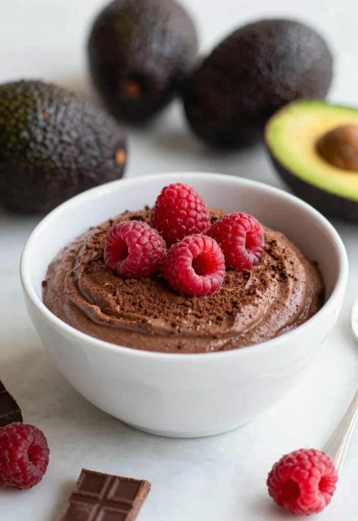 19 Low Calorie High Protein Dessert Recipes - Skinny Sweet Treats - 1. Protein-Packed Chocolate Avocado Mousse 1