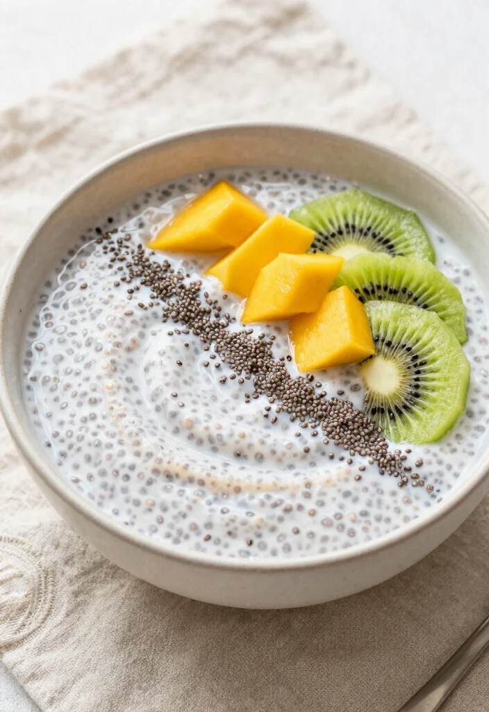 19 Low Calorie High Protein Dessert Recipes - Skinny Sweet Treats - 4. Coconut Chia Seed Pudding 1