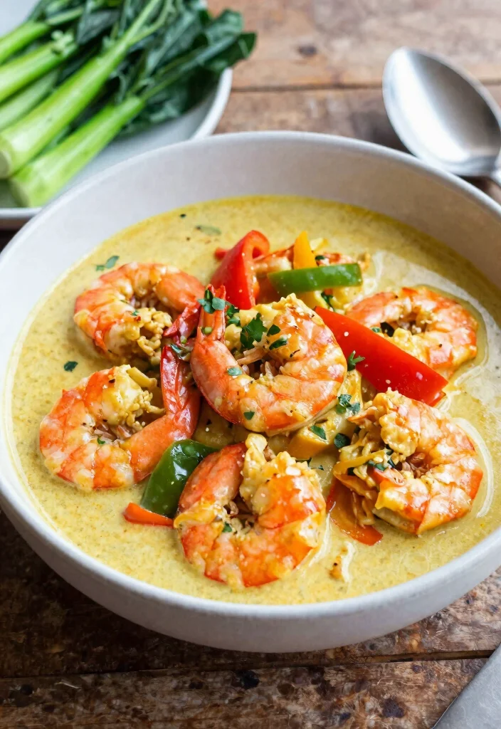 19 Low Carb High Protein Recipes Dinner - Quick Evening Dinners - 14. Coconut Curry Shrimp 1