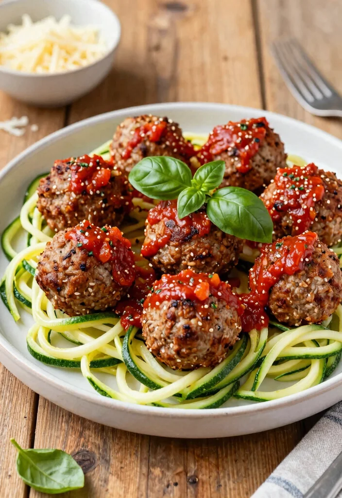 19 Low Carb High Protein Recipes Dinner - Quick Evening Dinners - 4. Baked Keto Meatballs 1