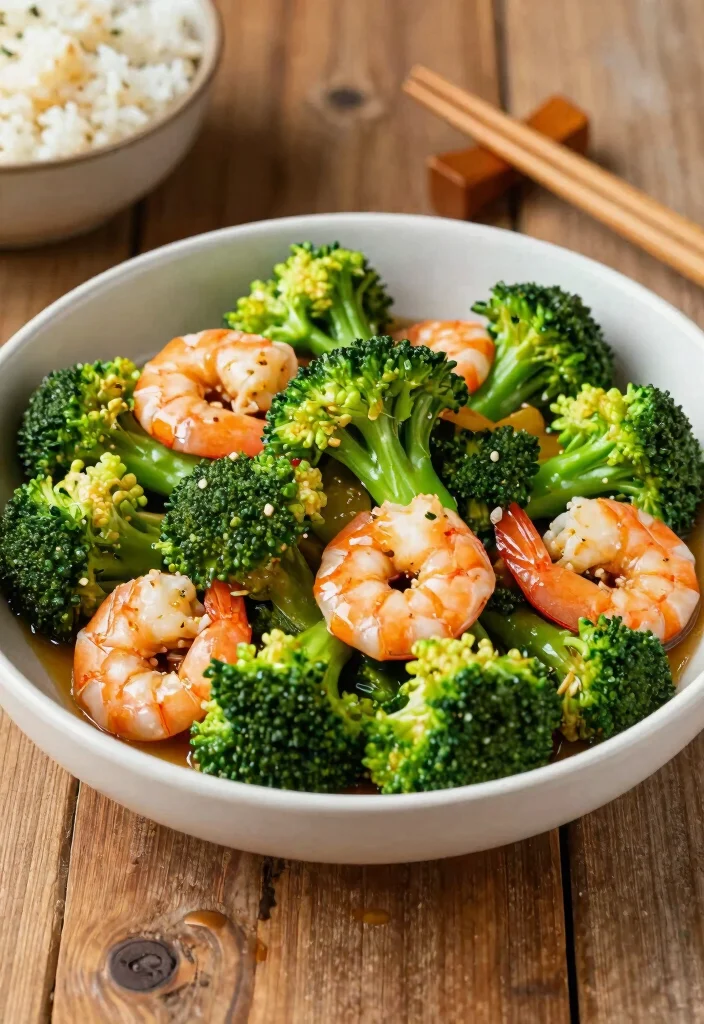 19 Low Carb High Protein Recipes Dinner - Quick Evening Dinners - 5. Shrimp and Broccoli Stir-Fry 1