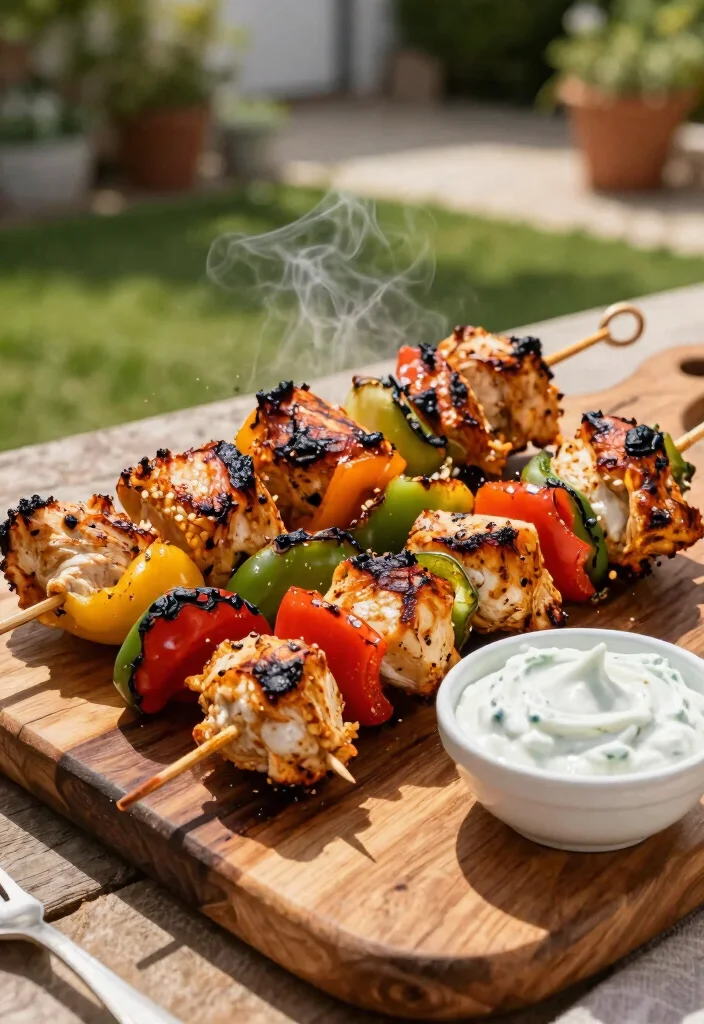 19 Low Carb High Protein Recipes Dinner - Quick Evening Dinners - 9. Greek Chicken Skewers 1
