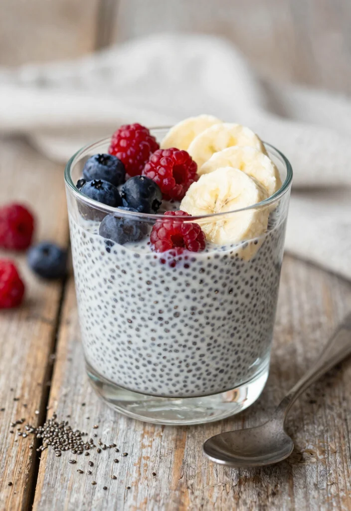 19 Low Carb High Protein Recipes Vegetarian - Filling Meatless Meals - 19. Chia Seed Pudding 1