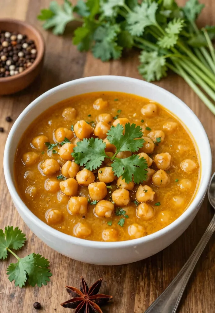 20 High Protein Soup Recipes - Warm & Satisfying Bowls - 11. Curried Chickpea Soup 1