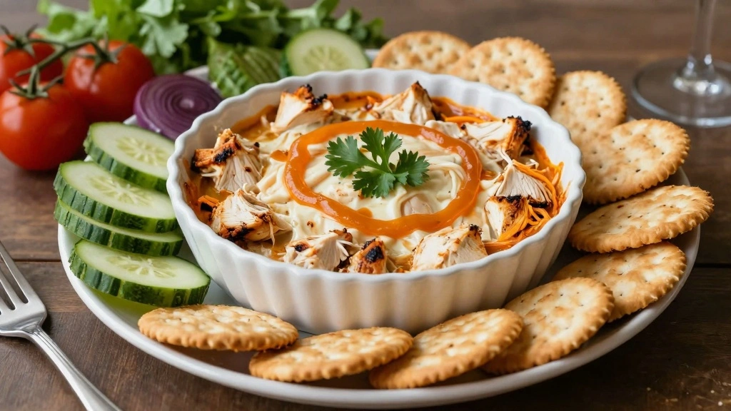 Best High Protein Buffalo Chicken Dip Recipe - Party Favorite - Step 8: Serve and Enjoy 1