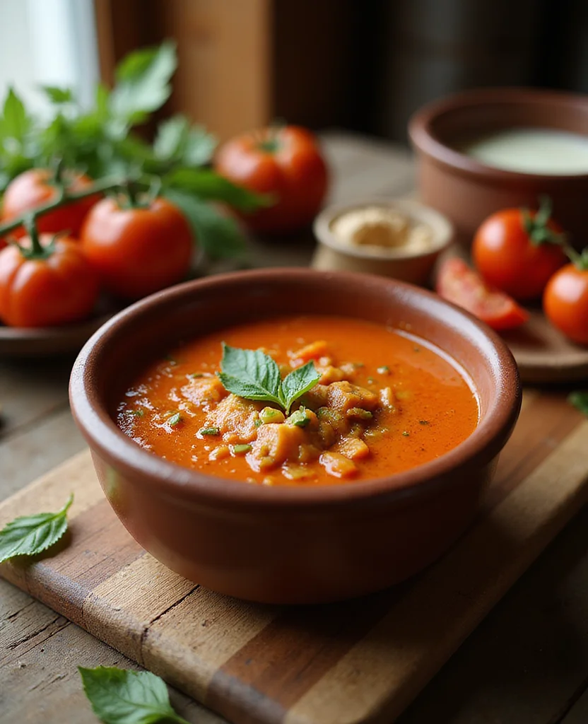 Best High Protein Tomato Soup Recipe - Easy & Creamy - Step 2: Sauté Onions and Garlic 1