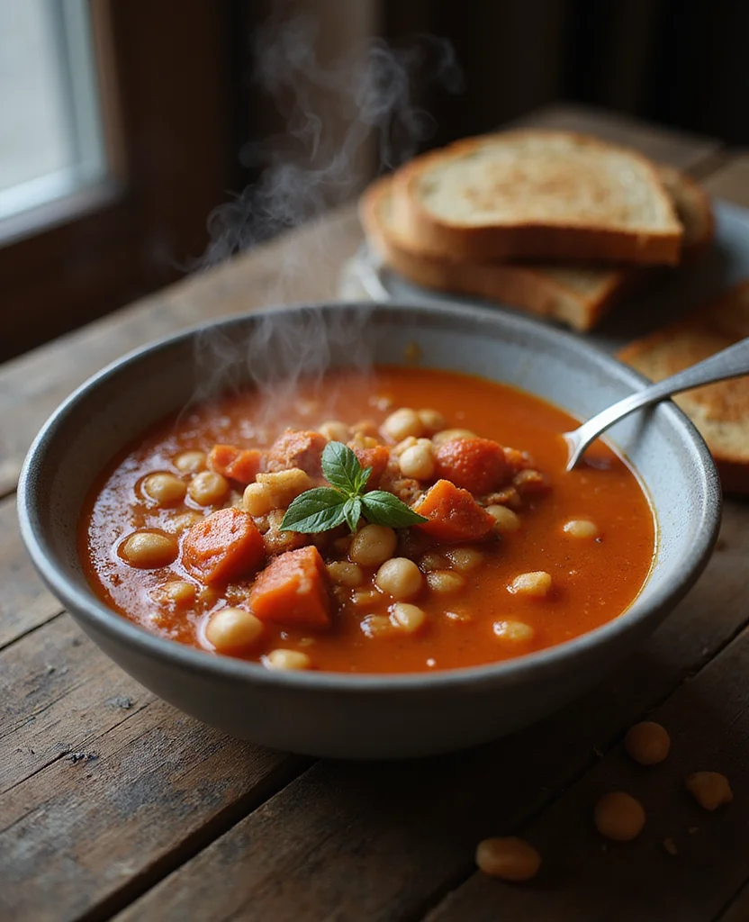 Best High Protein Tomato Soup Recipe - Easy & Creamy - Step 5: Simmer the Soup 1