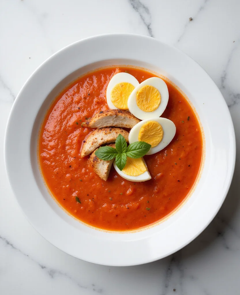 Best High Protein Tomato Soup Recipe - Easy & Creamy - Step 6: Blend the Soup 1
