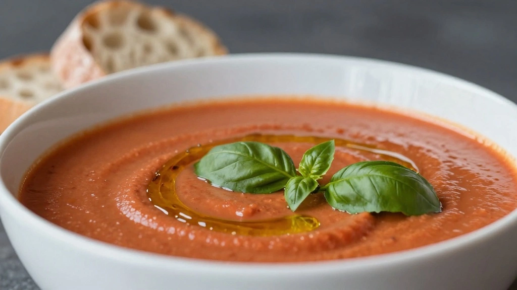Best High Protein Tomato Soup Recipe - Easy & Creamy - Step 8: Serve and Garnish 1