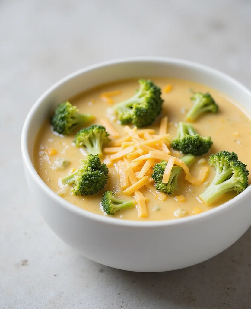 Creamy High Protein Broccoli Cheese Soup - Restaurant Quality - Step 2: Heat the Olive Oil 1
