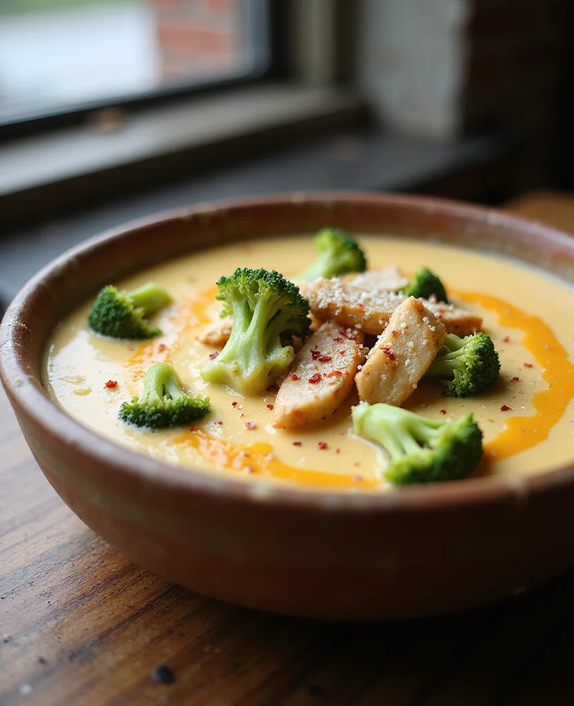 Creamy High Protein Broccoli Cheese Soup - Restaurant Quality - Step 8: Add Cheese 1
