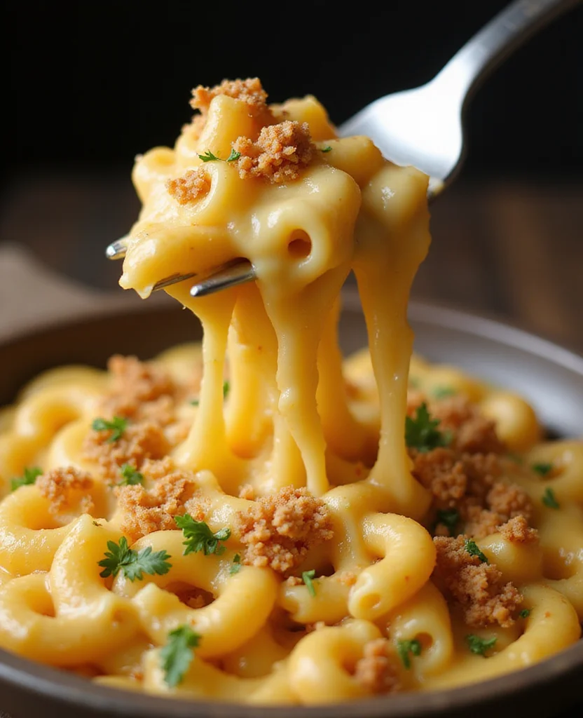 Creamy High Protein Mac And Cheese - Healthy Comfort Food - Step 4: Combine Pasta and Sauce 1