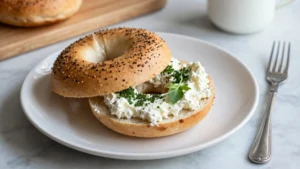 Easy High Protein Bagels With Cottage Cheese - Breakfast Ready