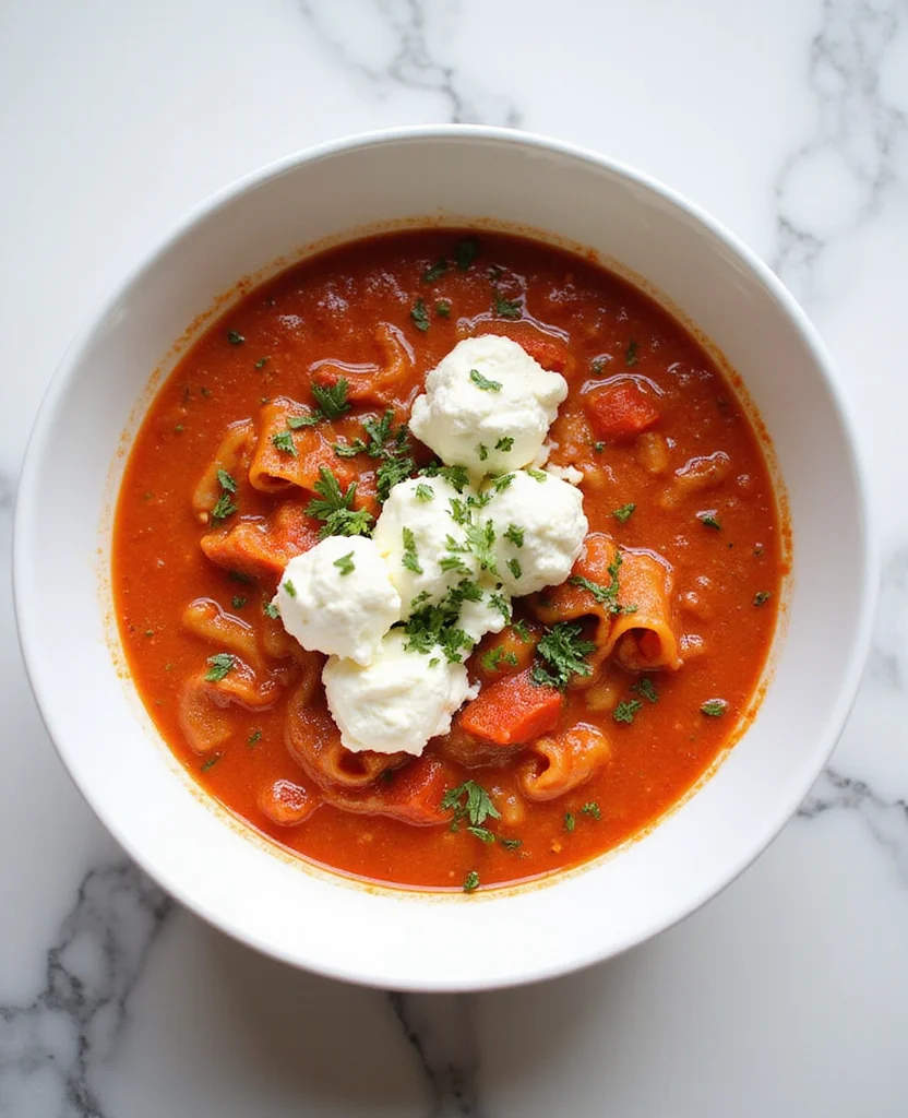 Easy High Protein Lasagna Soup - Comfort Food Classic - Step 7: Add Lasagna Noodles 1