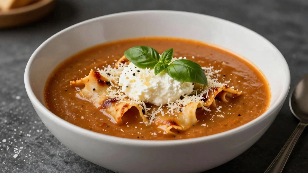 Easy High Protein Lasagna Soup - Comfort Food Classic - Step 8: Serve and Garnish 1