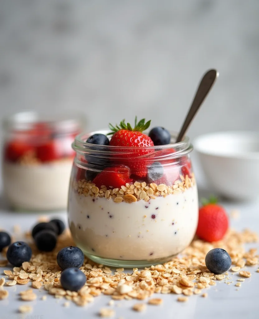 Perfect High Protein Overnight Oats Low Carb - Make-Ahead Breakfast - Step 1: Prepare Ingredients 1