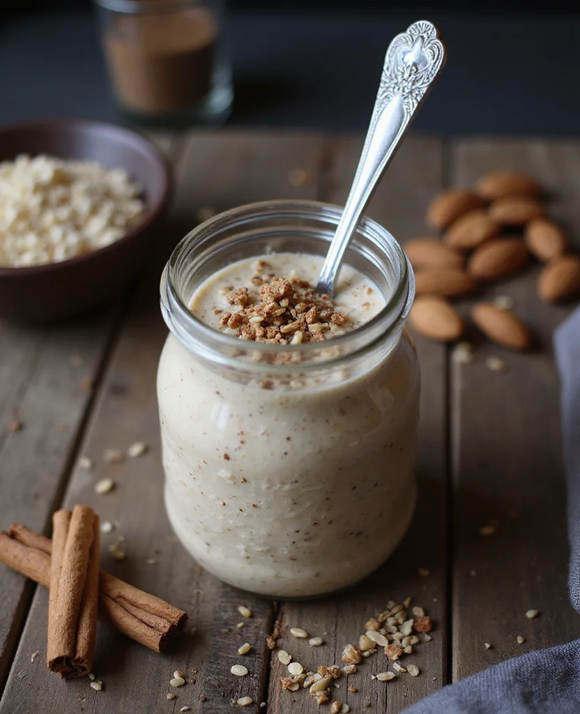 Perfect High Protein Overnight Oats Low Carb - Make-Ahead Breakfast - Step 5: Portion into Jars 1