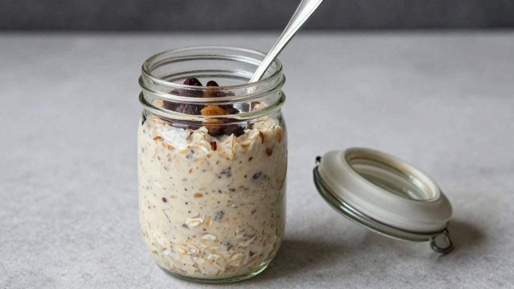 Perfect High Protein Overnight Oats Low Carb - Make-Ahead Breakfast - Step 8: Serve and Enjoy 1