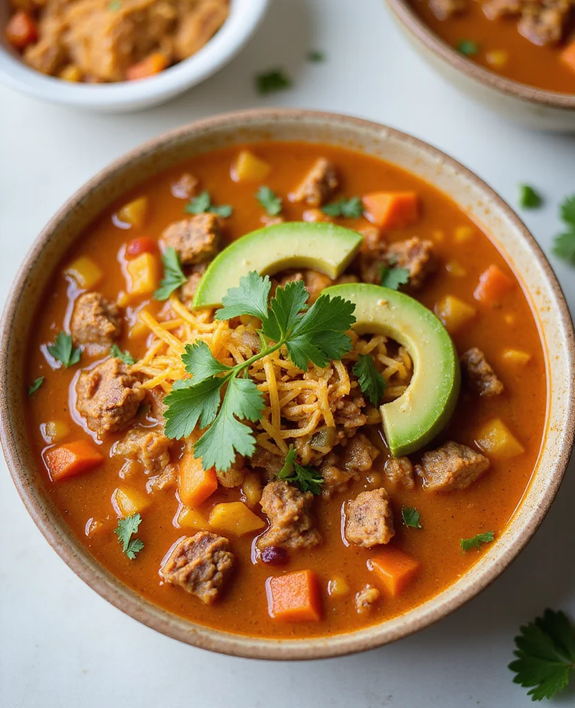 Simple High Protein Taco Soup Recipe - Flavor-Packed - Step 2: Sauté Onions and Garlic 1